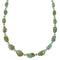 Navajo Sterling Silver Kingman Turquoise Bead Necklace AX85149